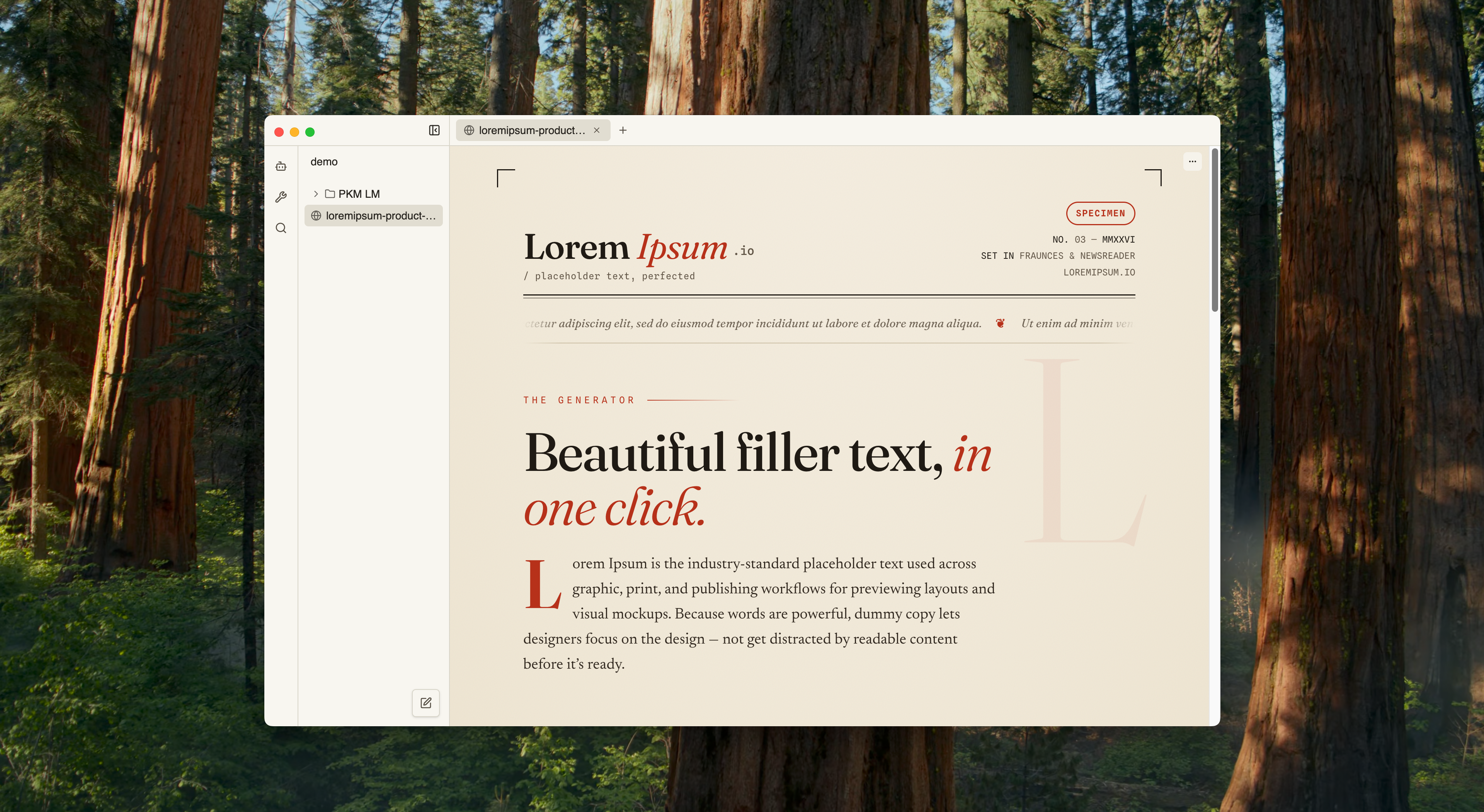 Raw HTML preview rendered in Keystone