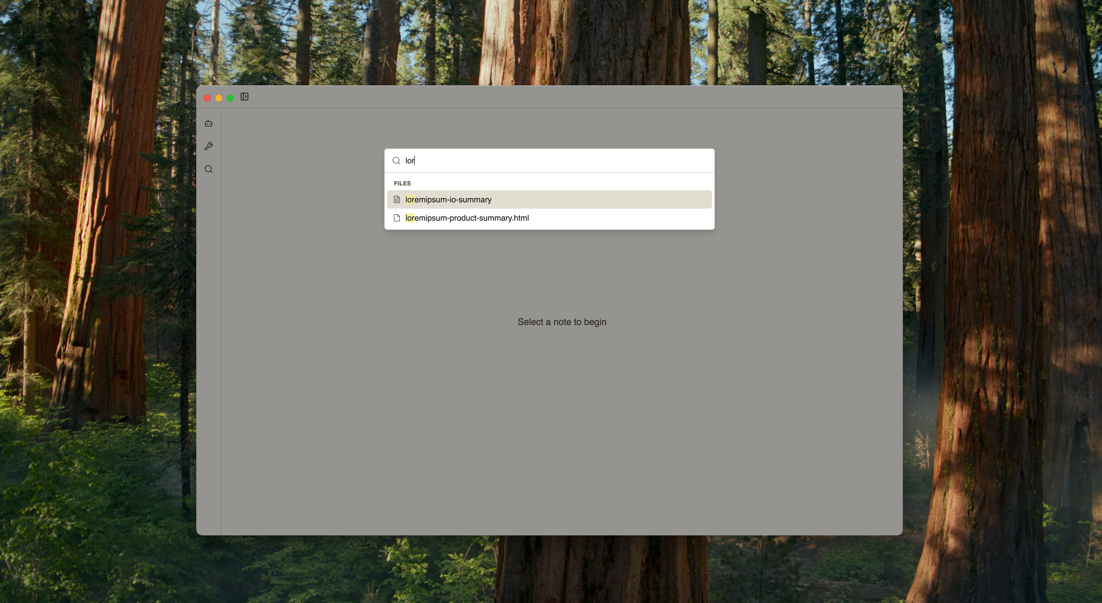 Smart search demo